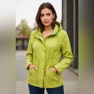 Vibrant Lime Green Women's Jacket